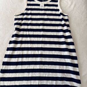 J Crew Women’s Striped Knit Tank Dress Size Large E46